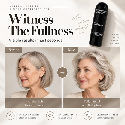 Peach-Scented Hair Volumizing Spray – Lightweight Bounce, Fuller-Looking Hair & Long-Lasting Hold X